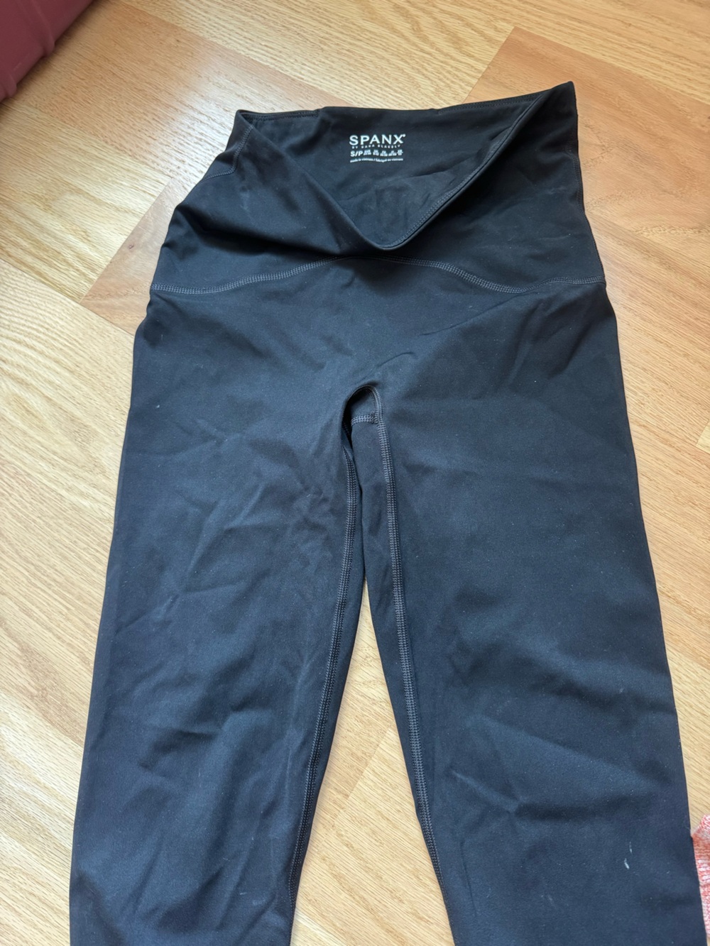 SPANX Black High-Waist Shaping Leggings